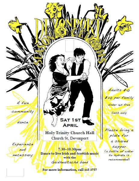 Devonport Ceilidh - Saturday 1 April