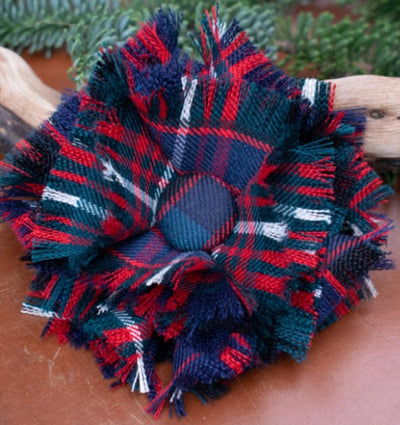 Tartan Corsage