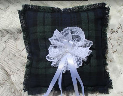 Ring Cushion, Tartan