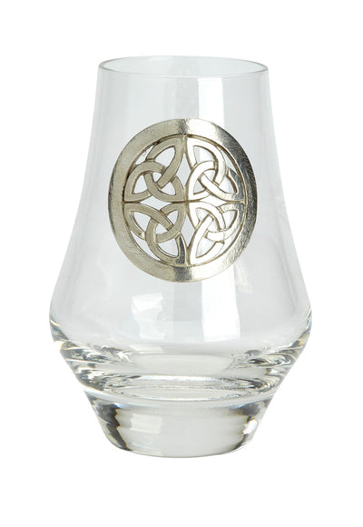 Whisky Glass with Pewter Detailing