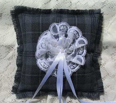 Ring Cushion, Tartan