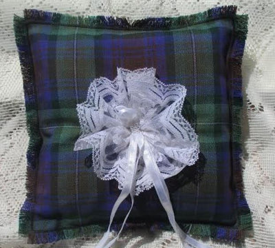Ring Cushion, Tartan