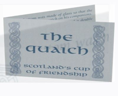 Pewter Quaich- Celtic Band