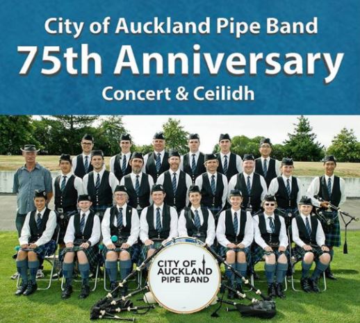 City of Auckland Pipe Band 75th Anniversary Concert & Ceilidh