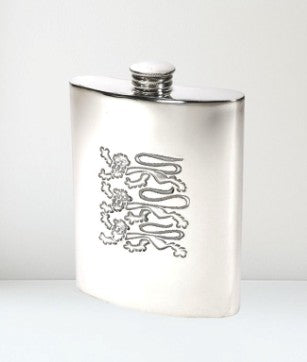 Three Lions Kidney Flask (6oz)