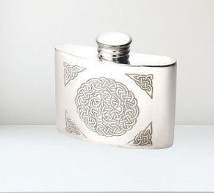 Celtic Knot Kidney Flask (2oz)