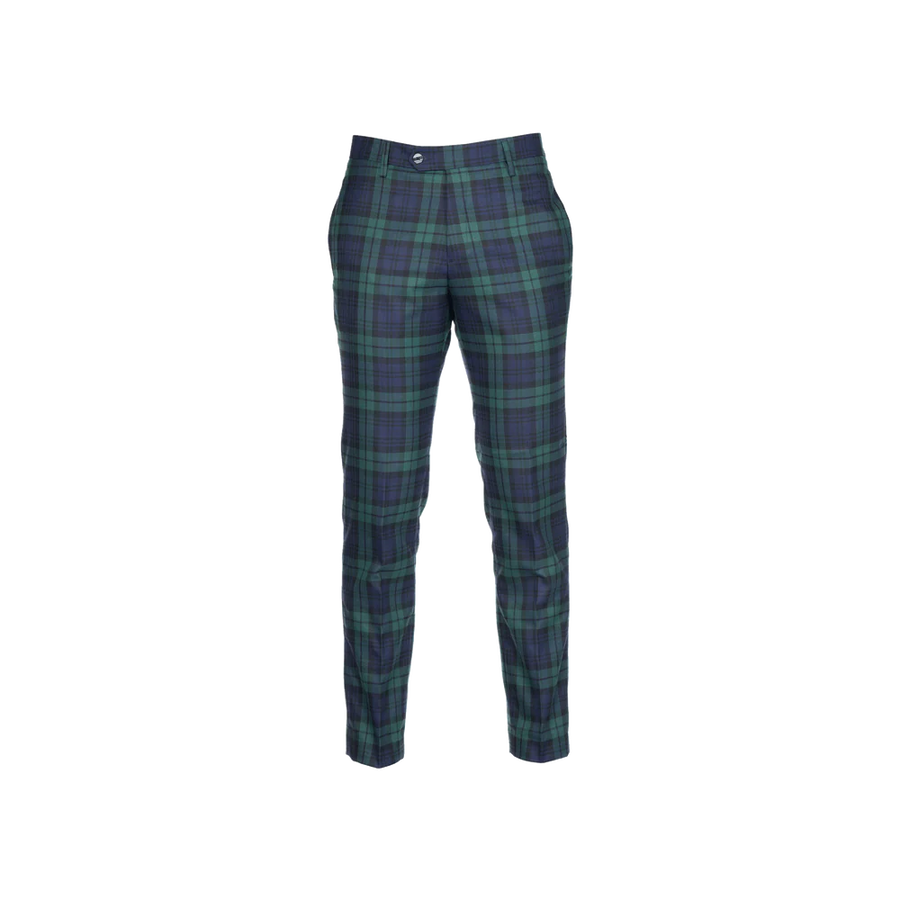 test for royal  plaid trousers
