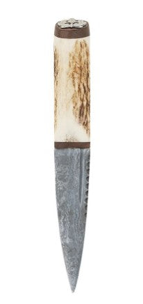 Staghorn, Walnut & Damascus Steel