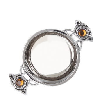 Chrome Plated Celtic Quaich