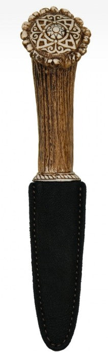 Stag Sgian Dubh with Celtic Top