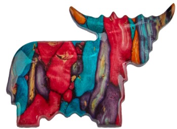 Highland Cow  Brooch