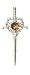 Kilt Pin Stag with Stone