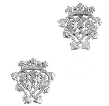Luckenbooth Silver Stud Earrings