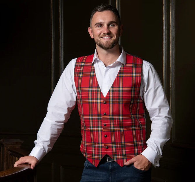 Tartan Waistcoat (Mens Off the Peg)