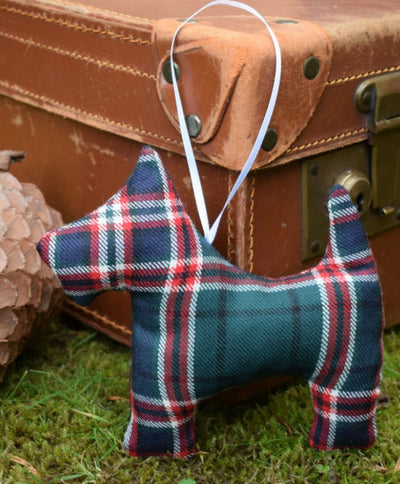 Tartan Hanging Animal (Scottie Dog or Highland Cow)
