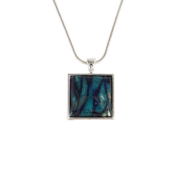 Square Plated Pendant