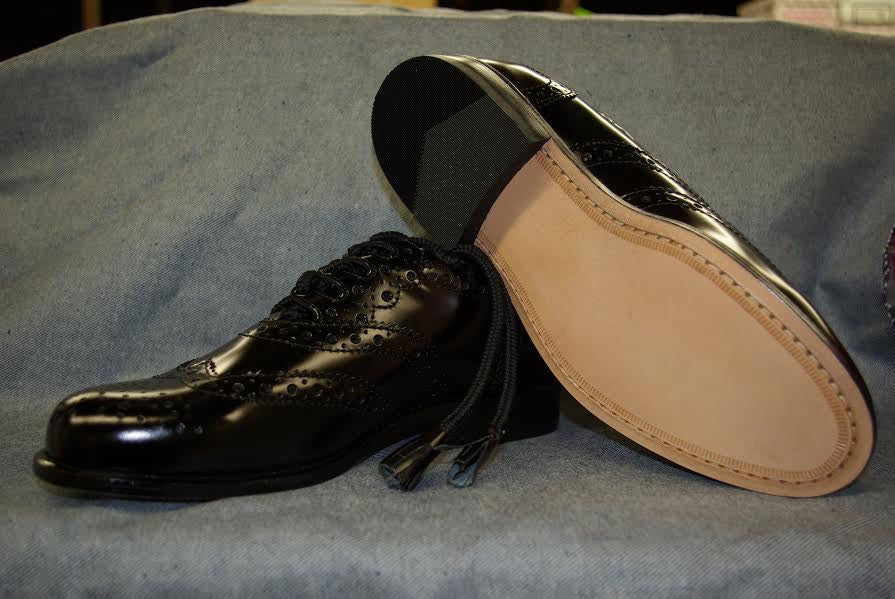 Ghillie Brogue Leather Sole