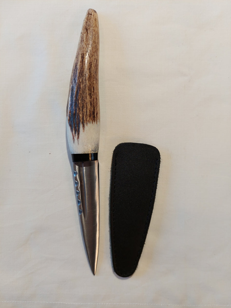 Sgian Dubh, Artisan-made, Antler Handle (2)