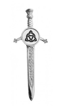 Kilt Pin Enamel Celtic Interlace