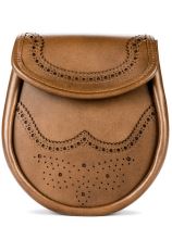 All Leather Brogued Sporran