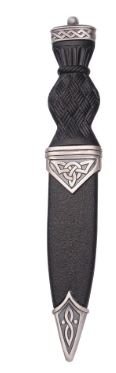 Celtic Matt Sgian Dubh With Ball Top