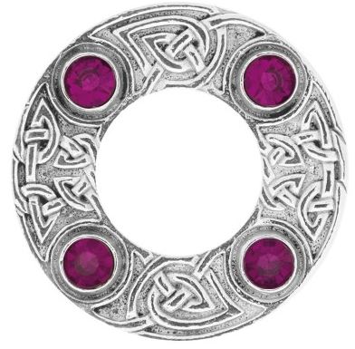 Dancer's Celtic Small Plaid Brooch (249)