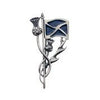 Thistle and Saltire Brooch -  - 1