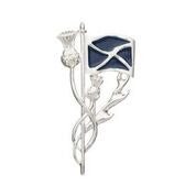 Thistle and Saltire Brooch -  - 2
