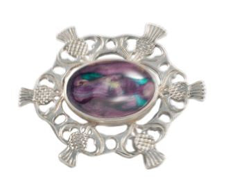 Highland Thistle Brooch - 