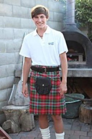 Basic Casual Kilt Outfit -  - 1