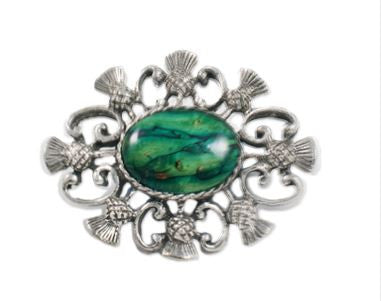 Multi Thistle Brooch - 