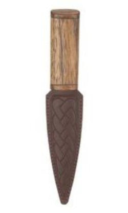 Amazaque Wood Handle Sgian Dubh