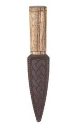 Zebrano Wood Handle Sgian Dubh
