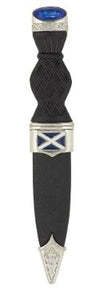 Saltire Sgian Dubh With Stone Top