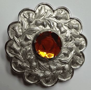 Scots Guards Pipers Plaid Brooch