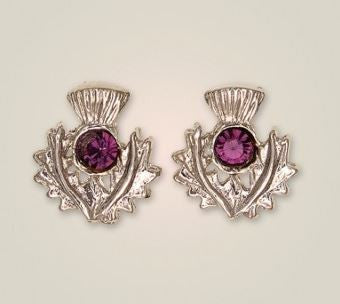 Scottish Thistle Earrings (2) - 
