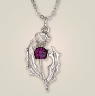 Scottish Thistle Pendant (2) - 