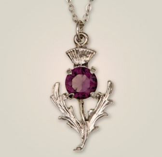 Scottish Thistle Pendant - 