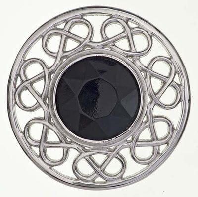 Plaid Brooch Stoma -