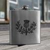 6oz Stainless Steel Hip Flask (Scottish designs)