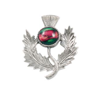Thistle Flower Brooch