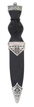 Thistle Matt Sgian Dubh With Ball Top