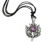 Thistle Pewter Pendant