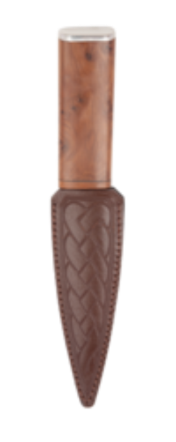Thuya Burl Arisaig Sgian Dubh -  - 2