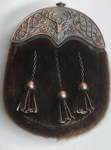 Chocolate Bronze Stag Sporran