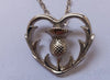 Heart and Thistle Pendant