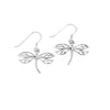 Outlander Inspired Dragonfly Silver Earrings