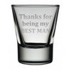 "Best Man" Dram Glasses